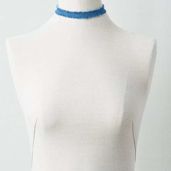 LAST CHANCE! NEW American Eagle Choker Set/2 Denim - Picture 3 of 4